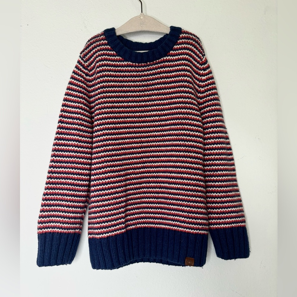 L.O.G.G by H&M striped crew neck sweater boys sz 4-6years